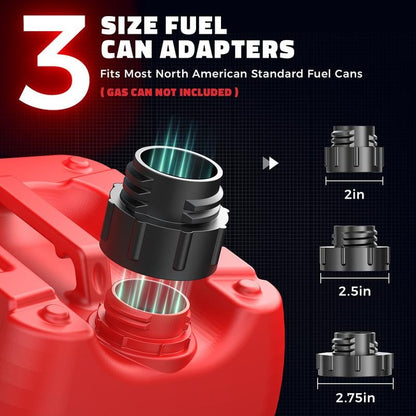 🔥Cordless Fuel Transfer Pump Compatible | with DeWalt 20V & Milwaukee 18V Batteries