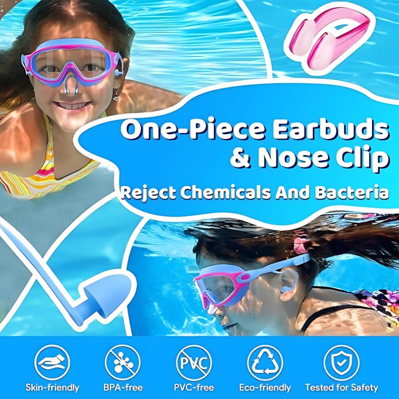 Kiggles™ Kids Swim Goggles – No Leak, No Fog, Perfect Fit