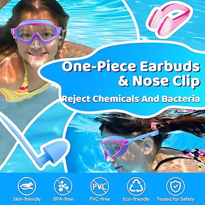 Kiggles™ Kids Swim Goggles – No Leak, No Fog, Perfect Fit