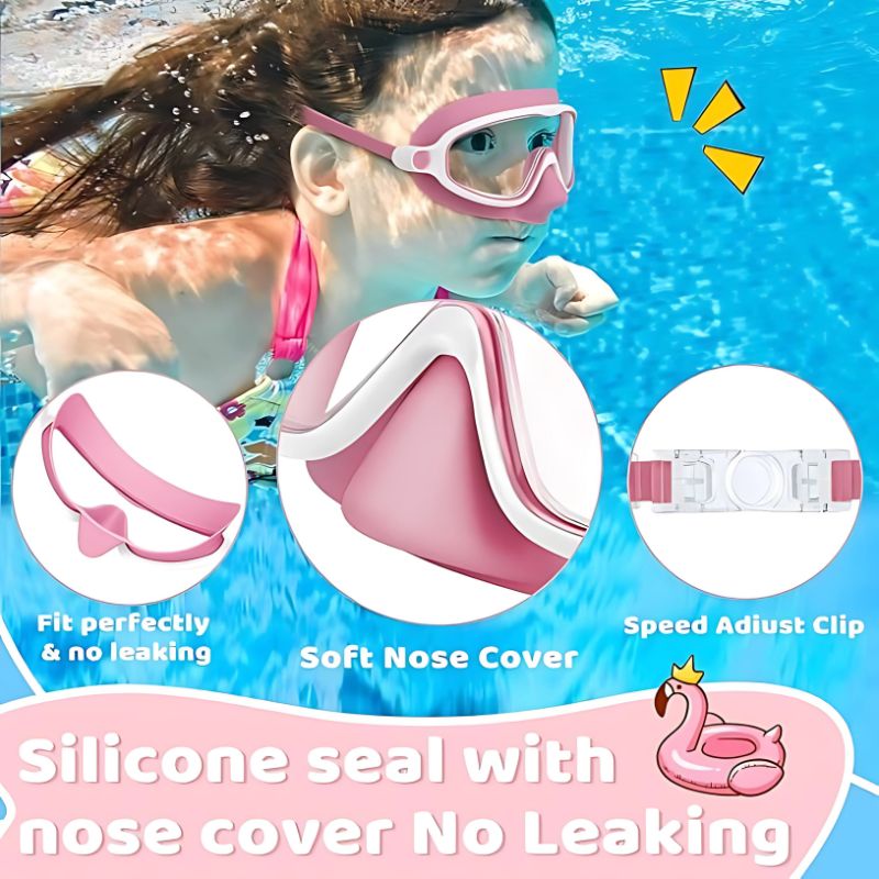 Kiggles™ Kids Swim Goggles – No Leak, No Fog, Perfect Fit
