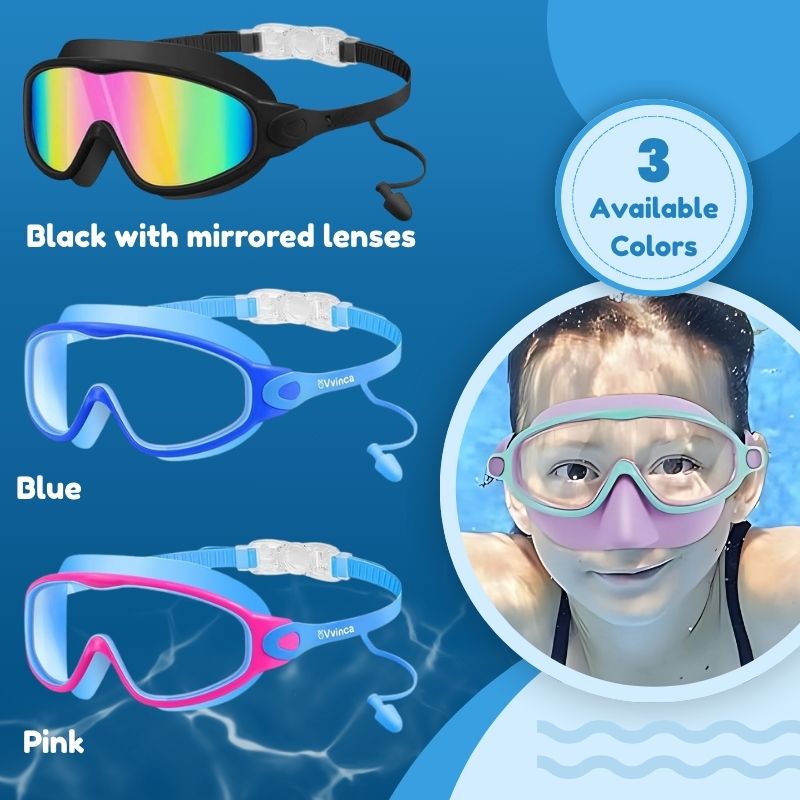 Kiggles™ Kids Swim Goggles – No Leak, No Fog, Perfect Fit